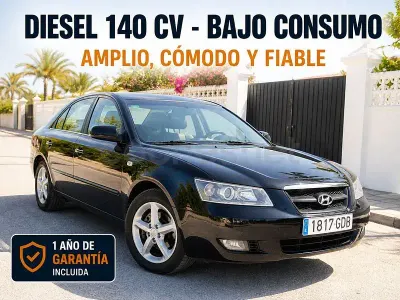 Usado Hyundai Sonata Style 140 CV (102 kW) 2008 Negro Berlina