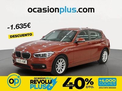 Usado BMW 118 150 CV (110 kW) 2018 Naranja Utilitario