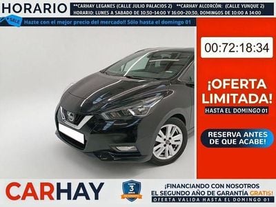 Usado Nissan Micra N-Connecta 101 CV (74 kW) 2020 Negro Utilitario