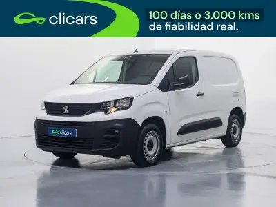 Usado Peugeot Partner S 100 CV (73 kW) 2020 Blanco Monovolumen