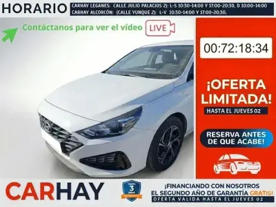 Usado Hyundai i30 120 CV (88 kW) 2022 Blanco Berlina