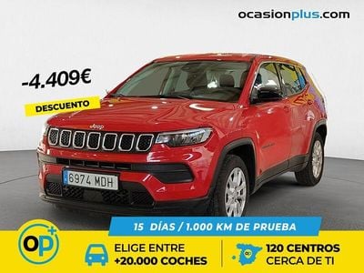 Usado Jeep Compass Longitude 130 CV (95 kW) 2023 Rojo SUV