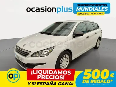 Usado Peugeot 308 SW Access 110 CV (80 kW) 2016 Blanco Familiar