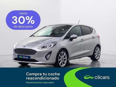 Usado Ford Fiesta Titanium 86 CV (63 kW) 2017 Gris Utilitario