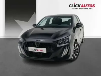 Usado Peugeot 208 Active 101 CV (74 kW) 2024 Negro Utilitario