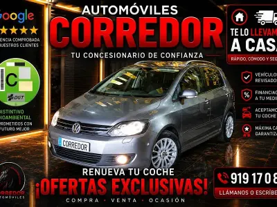 Usado VW Golf Plus Sport 160 CV (117 kW) 2009 Gris / plata Monovolumen