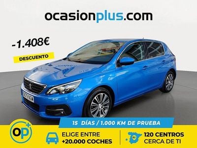 Azul Usado 2021 Peugeot 308 Allure Berlina | 12.890 € (Precio justo)