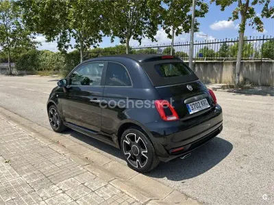Usado Fiat 500C S 69 CV (50 kW) 2018 Negro Descapotable