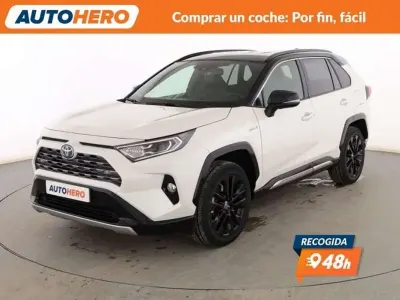 Usado Toyota RAV4 Hybrid Style 218 CV (160 kW) 2021 Blanco SUV