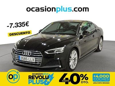 Usado Audi A5 S-Line 150 CV (110 kW) 2020 Negro Coupe