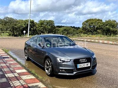 Usado Audi A5 Sportback S-Line 170 CV (125 kW) 2014 Gris / plata Utilitario