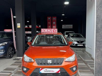 Usado Seat Arona Ecomotive 95 CV (69 kW) 2018 Naranja SUV