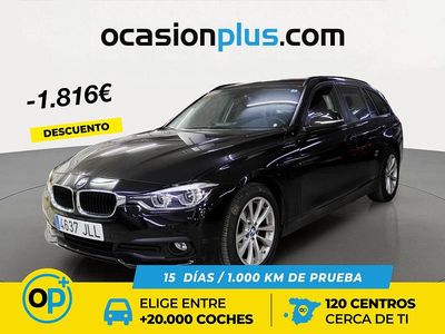 Usado BMW 320 190 CV (139 kW) 2016 Negro Familiar