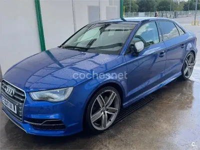 Usado Audi S3 300 CV (220 kW) 2014 Azul Berlina