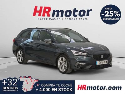 Usado Seat Leon FR 130 CV (95 kW) 2023 Gris Familiar