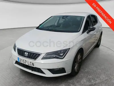 Usado Seat Leon XCELLENCE 150 CV (110 kW) 2019 Blanco Berlina