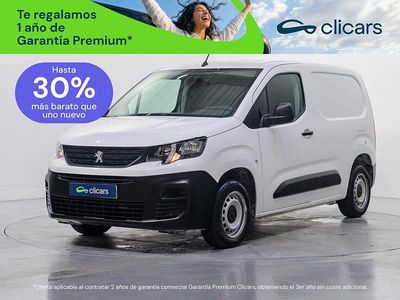 Usado Peugeot Partner S 75 CV (55 kW) 2021 Blanco Monovolumen
