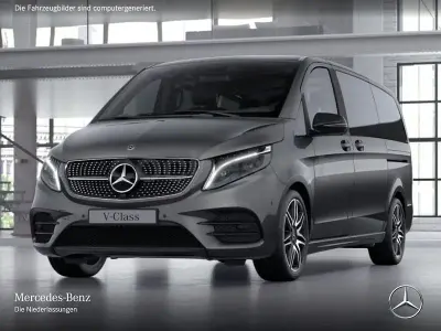 Usado Mercedes V300 Avantgarde 239 CV (175 kW) 2022 Gris / plata Monovolumen
