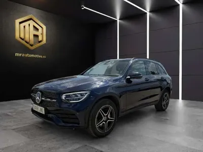 Usado Mercedes GLC300 320 CV (235 kW) 2022 Azul SUV