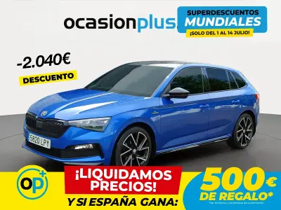 Usado Skoda 110 R Monte Carlo 150 CV (110 kW) 2021 Azul Berlina
