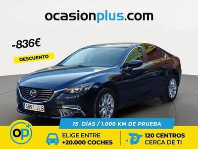 Usado Mazda 6 Style+ 150 CV (110 kW) 2016 Azul Berlina