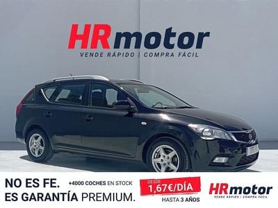 Usado Kia Ceed Sportswagon Active 117 CV (86 kW) 2011 Negro Familiar
