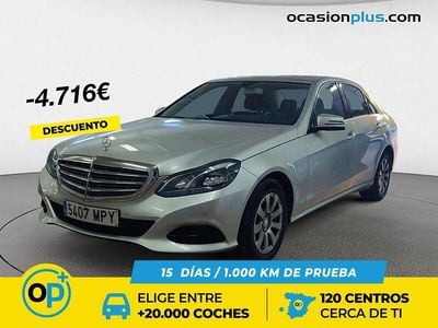 Gris plata Usado 2015 Mercedes E200 Berlina | 15.084 € (Precio justo)