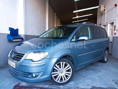Azul Usado 2008 VW Touran Highline Monovolumen | 6490 € (Precio justo)