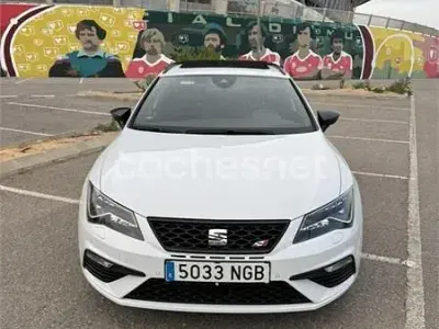 Usado Seat Leon ST CUPRA 300 CV (220 kW) 2018 Blanco Familiar