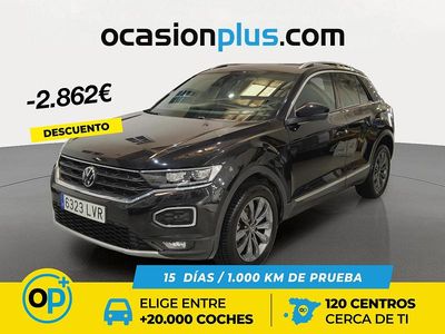 Negro Usado 2021 VW T-Roc Sportline SUV | 24.890 € (Precio justo)
