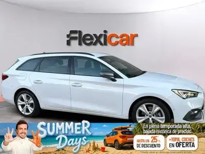 Usado Seat Leon FR 130 CV (95 kW) 2023 Blanco