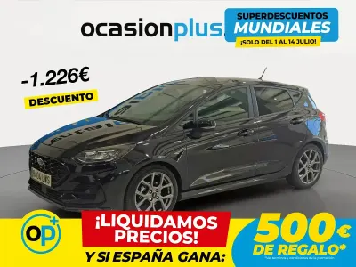 Usado Ford Fiesta ST-Line 125 CV (91 kW) 2022 Negro Utilitario