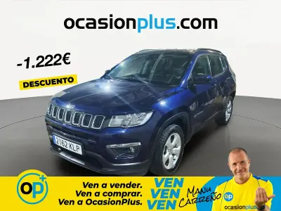 Usado Jeep Compass Longitude 140 CV (102 kW) 2018 Azul SUV