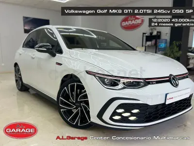 Usado VW Golf VIII GTI 245 CV (180 kW) 2021 Blanco Berlina
