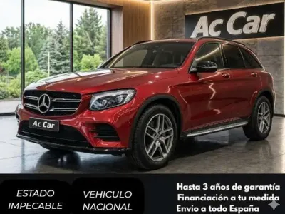 Usado Mercedes GLC220 193 CV (141 kW) 2019 Rojo SUV