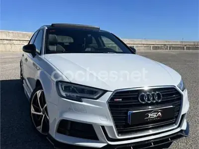 Usado Audi A3 S-Line 150 CV (110 kW) 2019 Blanco Berlina