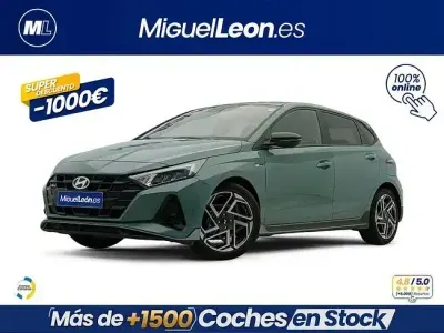 Usado Hyundai i20 N Line 80 CV (58 kW) 2024 Verde Utilitario