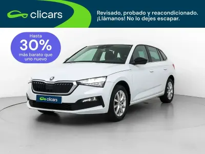 Usado Skoda Scala Ambition 90 CV (66 kW) 2021 Blanco Utilitario