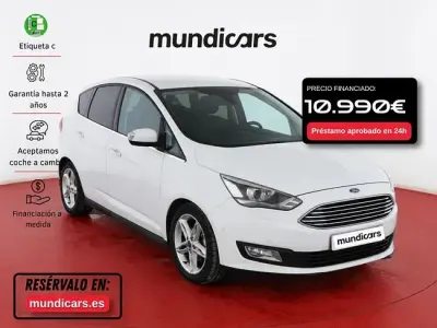 Usado Ford C-MAX Titanium 125 CV (91 kW) 2017 Blanco Monovolumen
