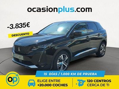 Usado Peugeot 3008 Allure 130 CV (95 kW) 2023 Negro Recogida