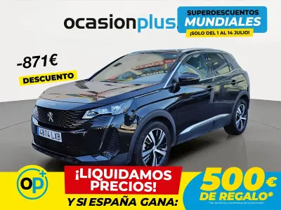 Usado Peugeot 3008 GT 130 CV (95 kW) 2022 Negro SUV