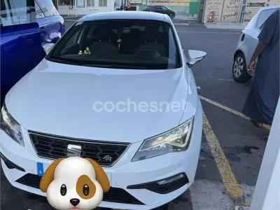 Usado Seat Leon FR 190 CV (139 kW) 2019 Blanco Berlina