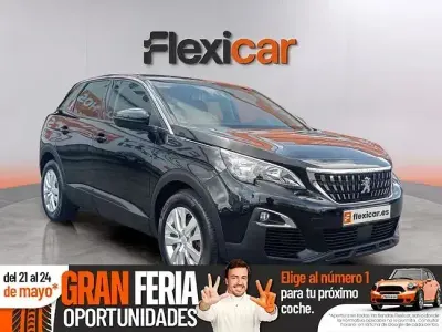Käytetty Peugeot 3008 Active 130 HP (95 kW) 2018 Musta Katumaasturi