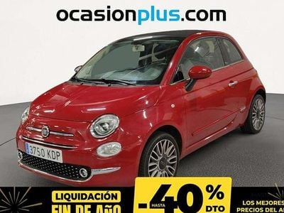 Rojo Usado 2017 Fiat 500C Lounge Descapotable | 9065 € (Buen precio)