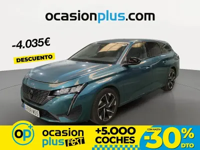 Usado Peugeot 308 Allure 130 CV (95 kW) 2024 Azul Familiar