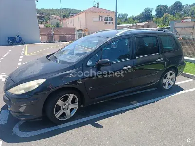 Usado Peugeot 307 136 CV (100 kW) 2006 Negro Familiar
