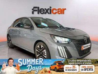 Usado Peugeot 208 Allure 101 CV (74 kW) 2025 Gris Utilitario