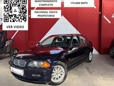 Usado BMW 320 136 CV (100 kW) 2000 Azul Berlina