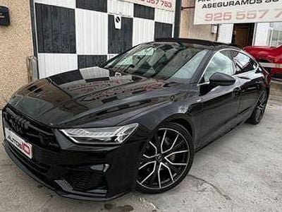 Usado Audi A7 S-Line 285 CV (209 kW) 2020 Negro Berlina