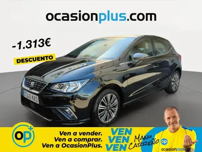 Usado Seat Ibiza XCELLENCE 95 CV (69 kW) 2018 Negro Utilitario
